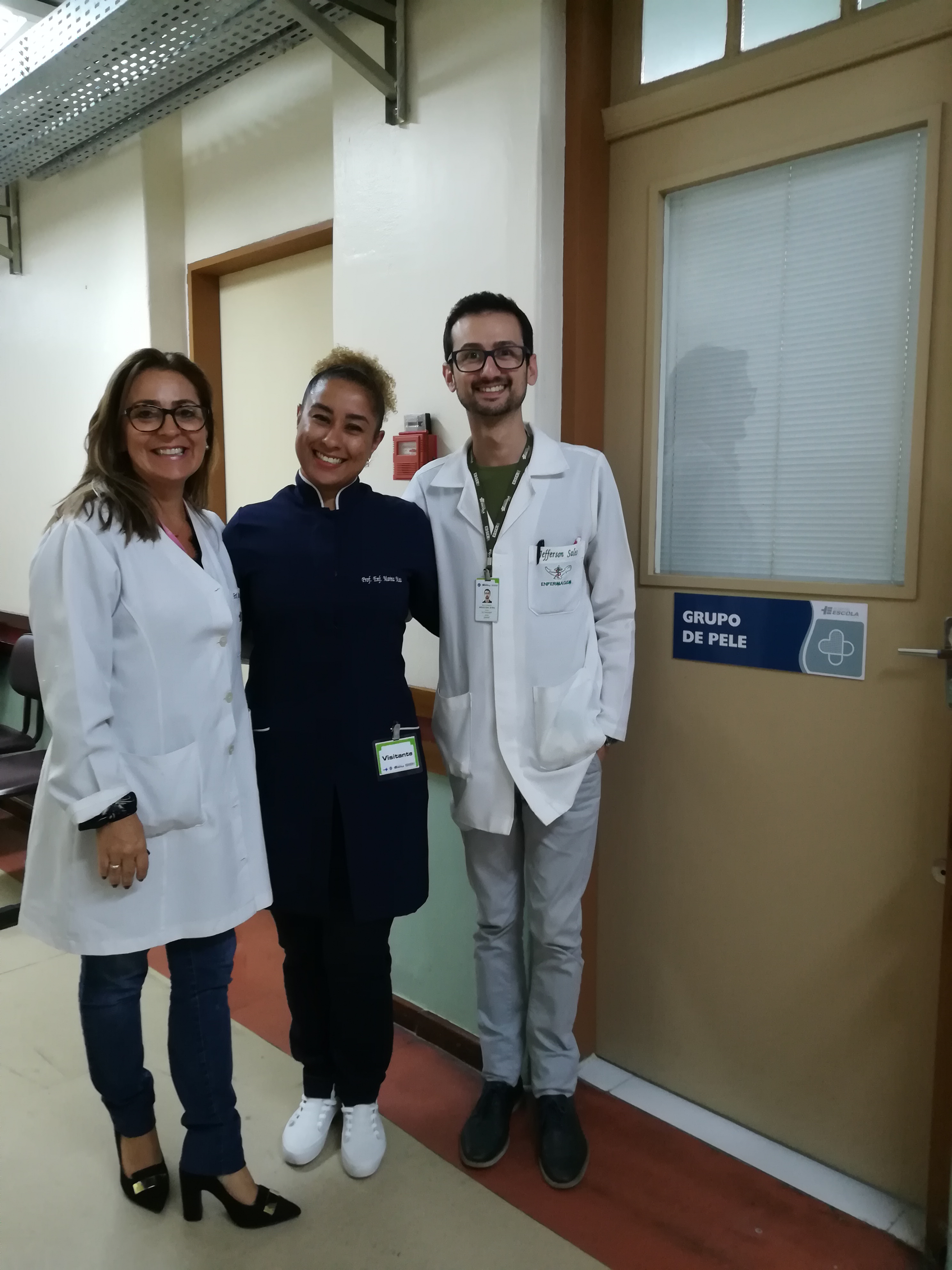 Na semana passada, a Professora Marina Soares Mota realizou visita técnica ao Grupo de Pele do Hospital Escola UFPel Ebserh.